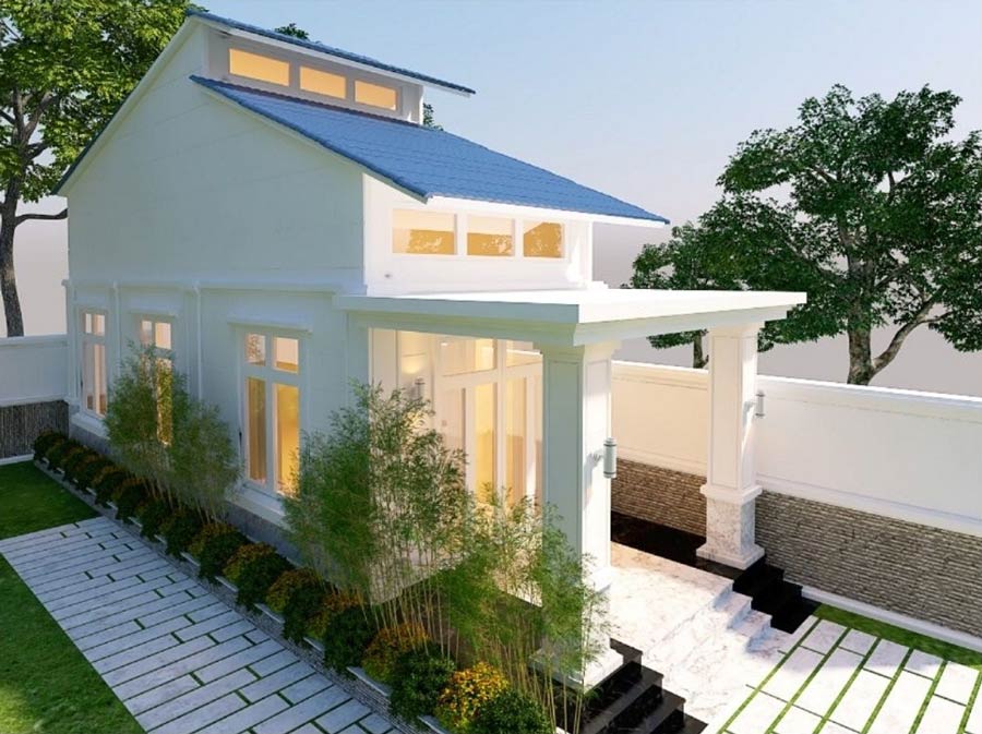 Nhà cấp 4 mái tôn 200 triệu có gác lửng tại Quảng Ngãi Nhà cấp 4 mái tôn 200 triệu có gác lửng tại Quảng Ngãi