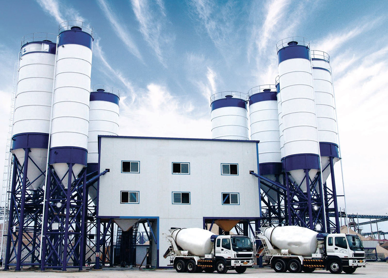Trạm trộn bê tông thương phẩm Trạm trộn bê tông thương phẩm