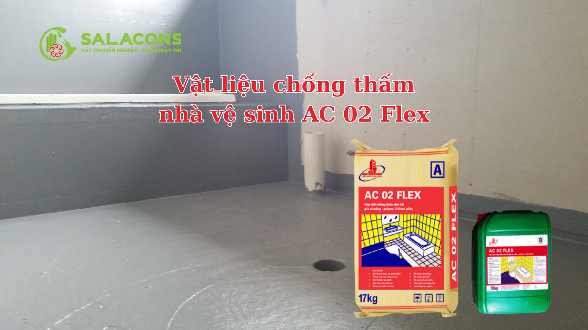 Vật liệu chống thấm nhà vệ sinh AC 02 Flex Vật liệu chống thấm nhà vệ sinh AC 02 Flex