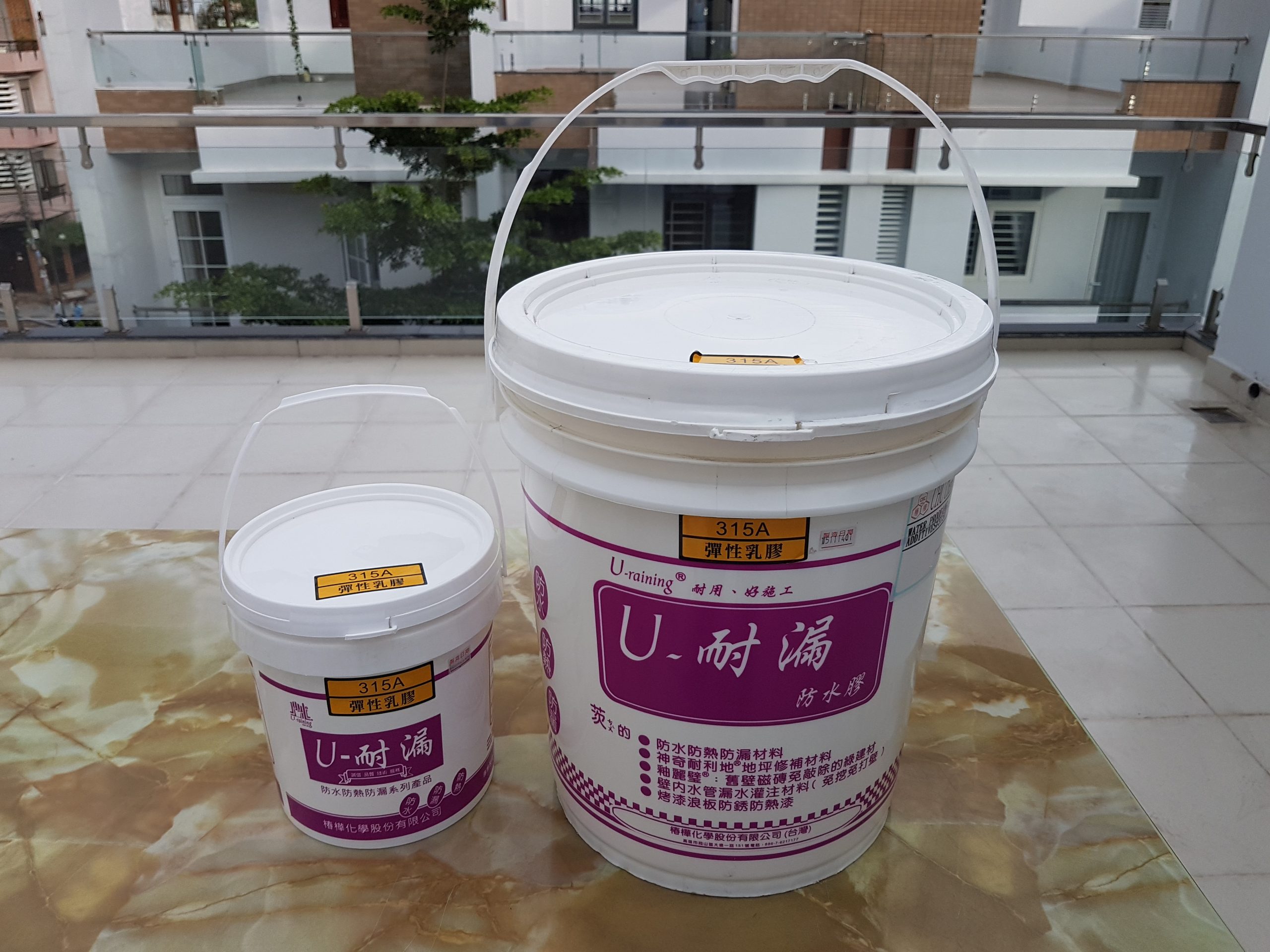 Keo chống thấm tăng độ đàn hồi Uraining 315A Keo chống thấm tăng độ đàn hồi Uraining 315A