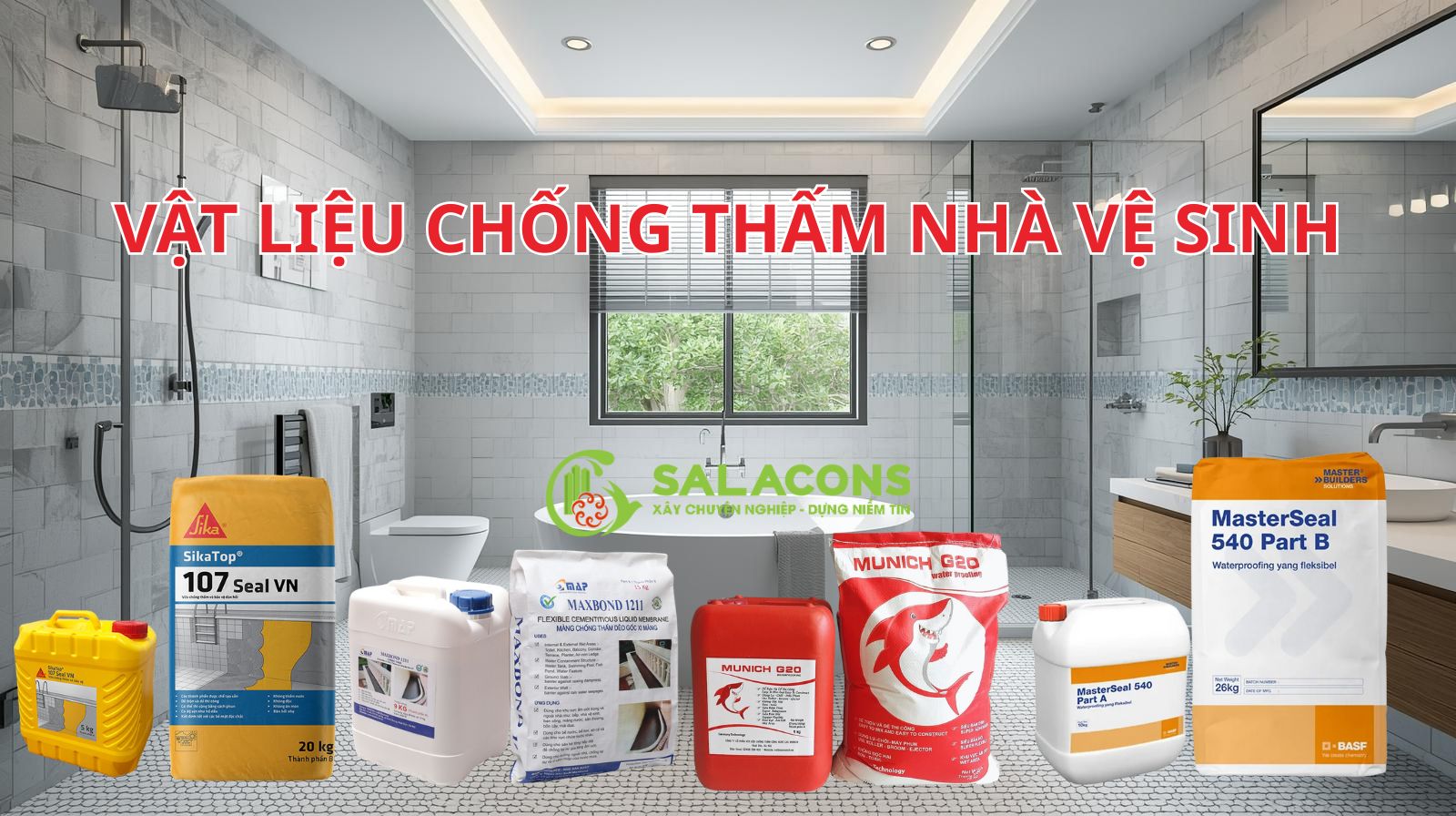 Vật liệu chống thấm nhà vệ sinh Vật liệu chống thấm nhà vệ sinh
