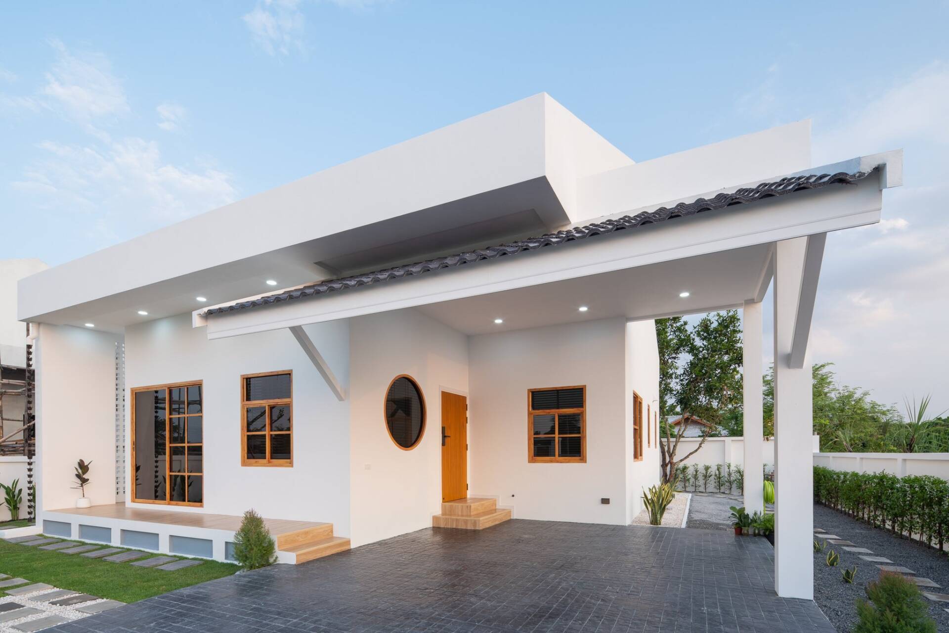 Nhà cấp 4 mái bằng đẹp tại Quảng Ngãi Nhà cấp 4 mái bằng đẹp tại Quảng Ngãi