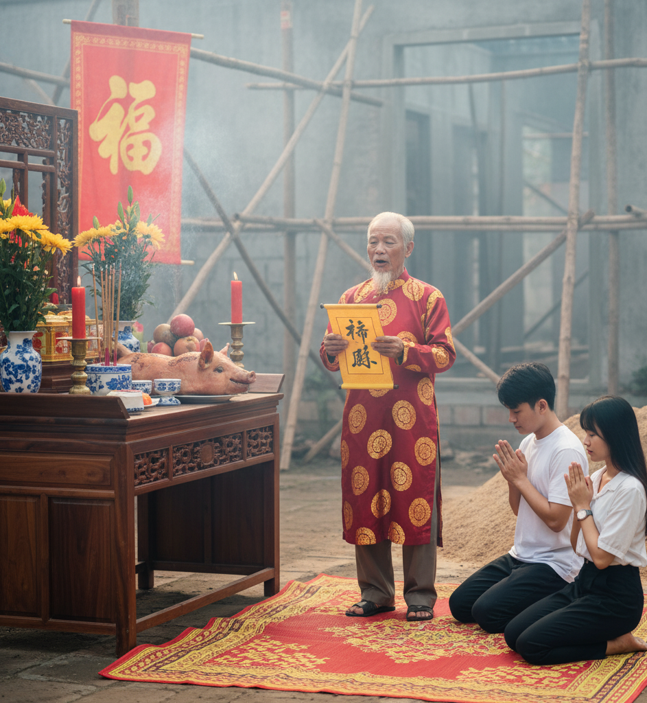 Thủ tục mượn tuổi làm nhà Thủ tục mượn tuổi làm nhà