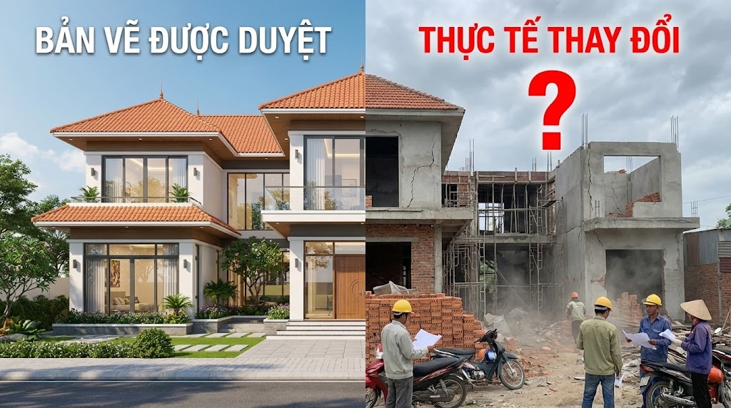 Có thể thay đổi thiết kế trong quá trình thi công không? Có thể thay đổi thiết kế trong quá trình thi công không?