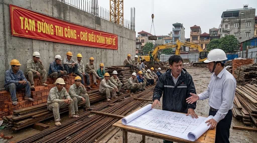 Những ảnh hưởng khi thay đổi thiết kế trong quá trình xây dựng Những ảnh hưởng khi thay đổi thiết kế trong quá trình xây dựng