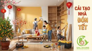 Cải tạo nhà đón Tết