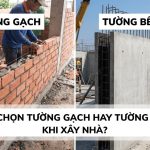 Chọn Tường Gạch Hay Tường Bê Tông Khi Xây Nhà? Giải Đáp Chuyên Sâu Từ SalaCons