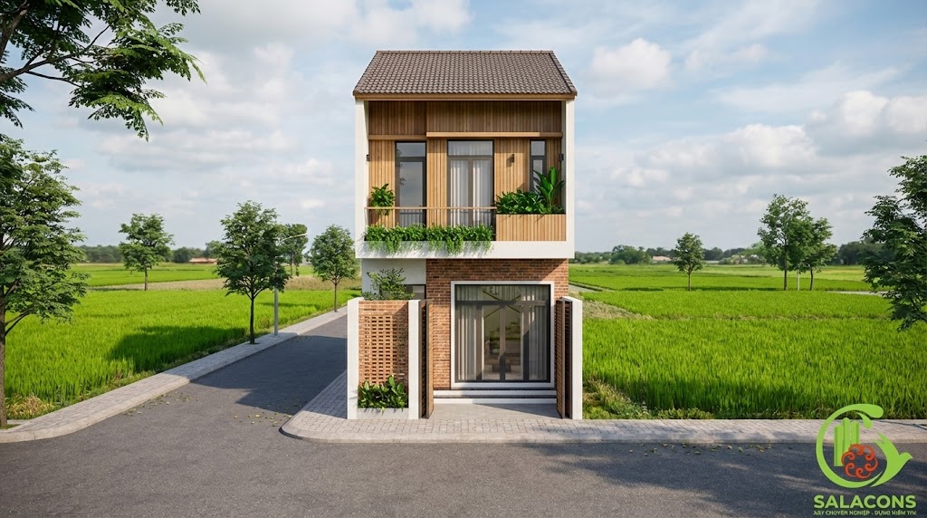 Ưu điểm nhà ống 2 tầng ở nông thôn Ưu điểm nhà ống 2 tầng ở nông thôn