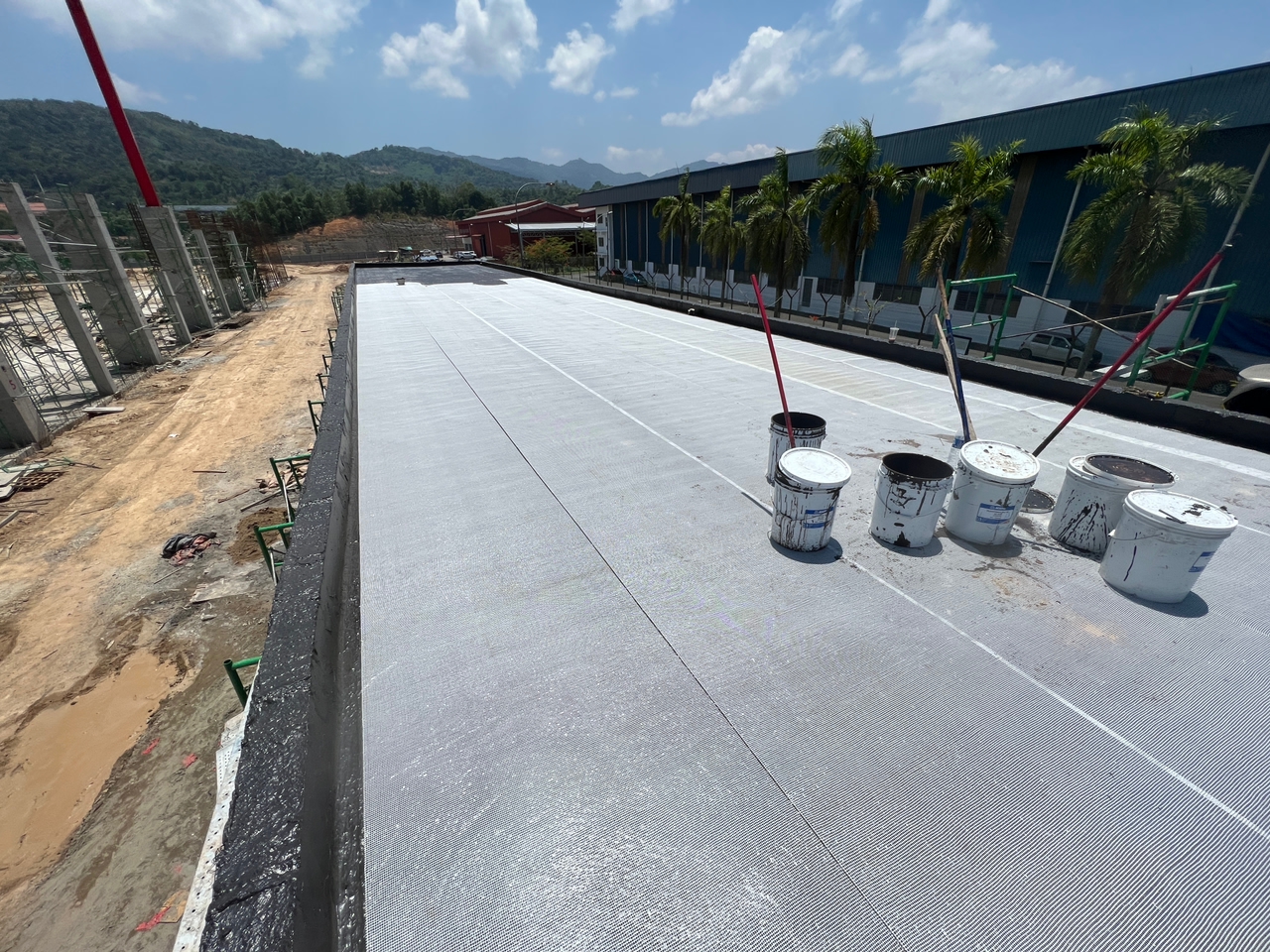 Lưới thủy tinh chống thấm sàn Lưới thủy tinh chống thấm sàn