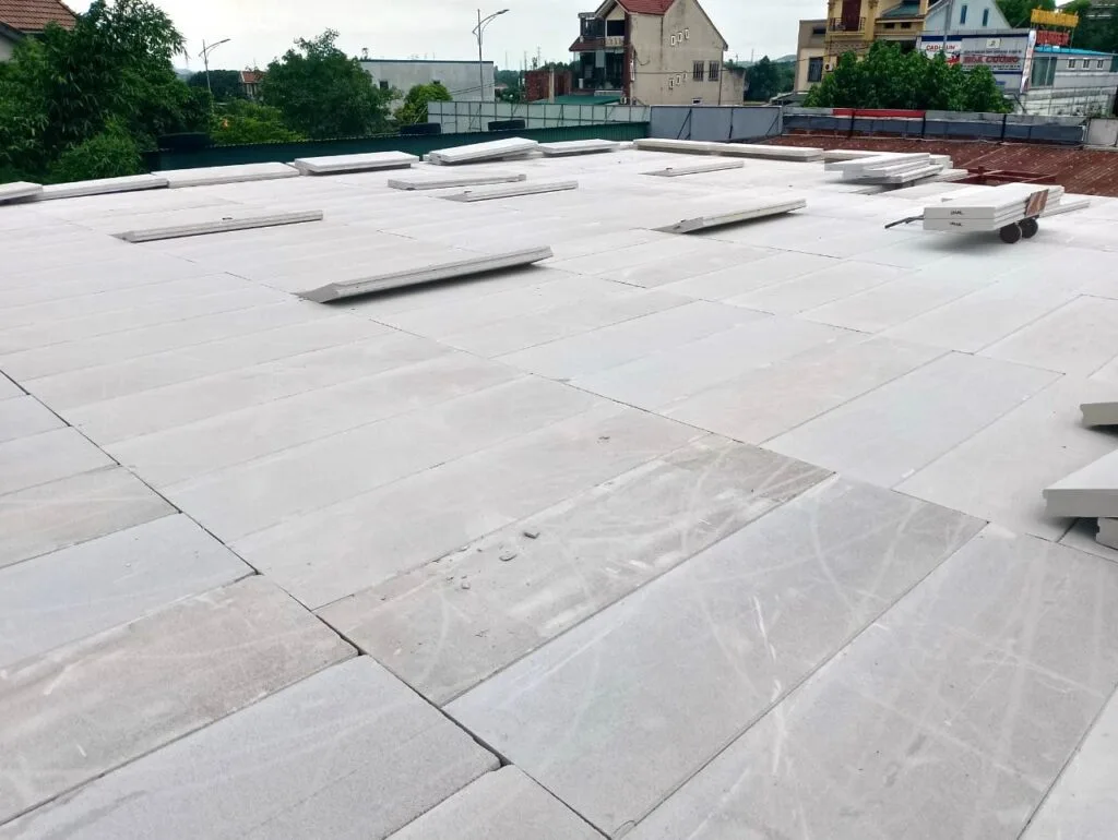 Sàn bê tông chưng áp Sàn bê tông chưng áp