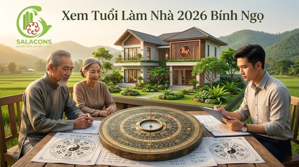 Xem tuổi làm nhà 2026