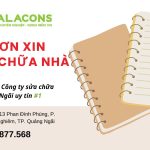 Đơn xin sửa chữa nhà bạn cần biết