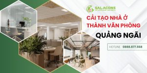 Cải tạo nhà ở thành văn phòng tại Quảng Ngãi