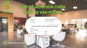 Giấy đề nghị sửa chữa thiết bị văn phòng