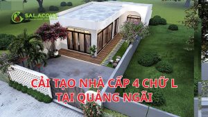 Cải tạo nhà cấp 4 chữ L Quảng Ngãi