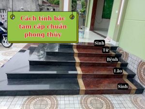 Cách tính bậc tam cấp theo phong thủy