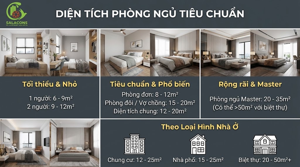 Diện tích phòng ngủ