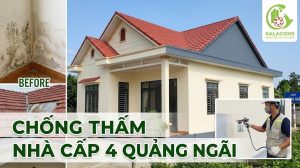 Chống thấm nhà cấp 4 Quảng Ngãi