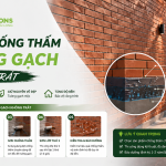 Hướng Dẫn Cách Chống Thấm Tường Gạch Không Trát (Gạch Mộc) Hiệu Quả 100%