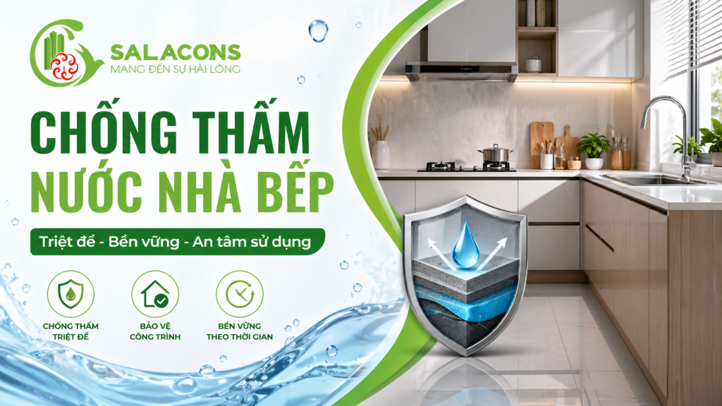 Hướng dẫn chống thấm nước nhà bếp
